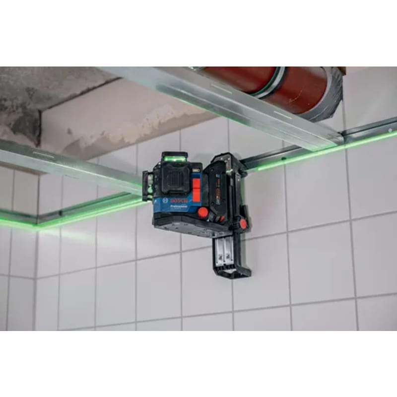18V 360º Connected Green-Beam Three-Plane Leveling and Alignment Laser with (1) 4 Ah Battery