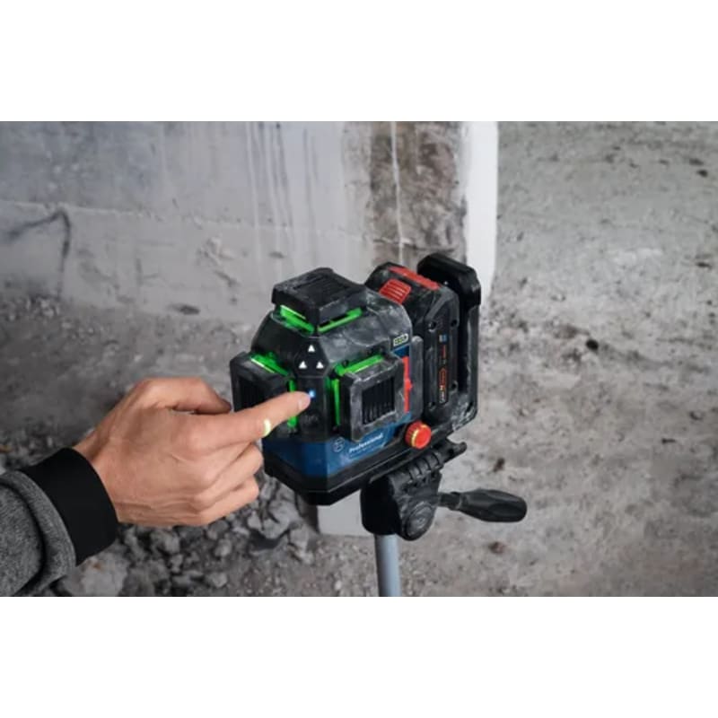 18V 360º Connected Green-Beam Three-Plane Leveling and Alignment Laser