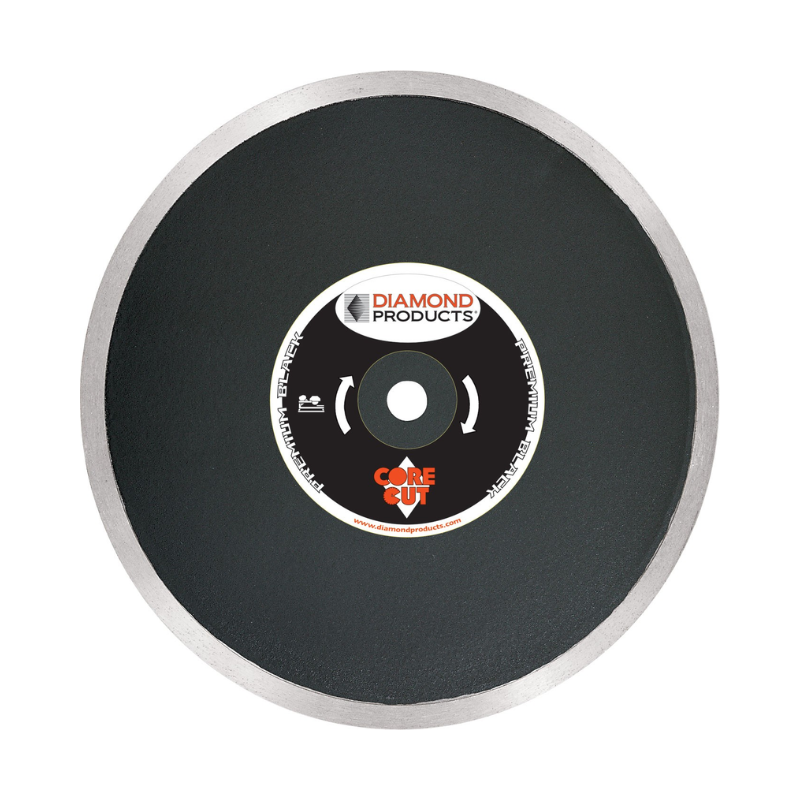 Tile Saw Diamond Blade - Premium Black Continuous Rim Tile Diamond Blades
