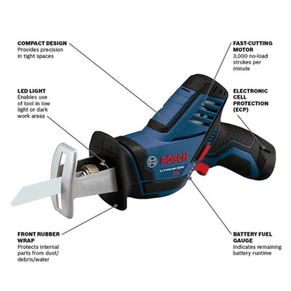 12V Max Pocket Reciprocating Saw Kit with (1) 2.0 Ah Battery