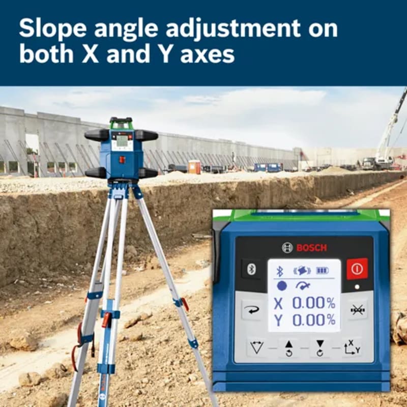 18V REVOLVE4000 Connected Green-Beam Self-Leveling Horizontal/Vertical Rotary Laser Kit with (1) CORE18V® 4 Ah Advanced Power Battery