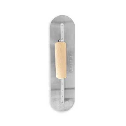 Rounded Steel Concrete Finishing Trowel Top View