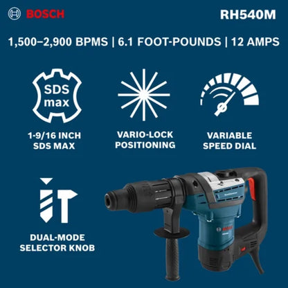 SDS-max® 1-9/16 In. Combination Hammer