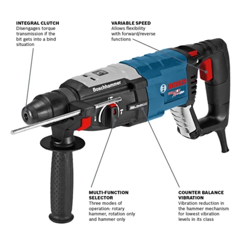 SDS-plus® Bulldog™ Xtreme Max 1-1/8 In. Rotary Hammer