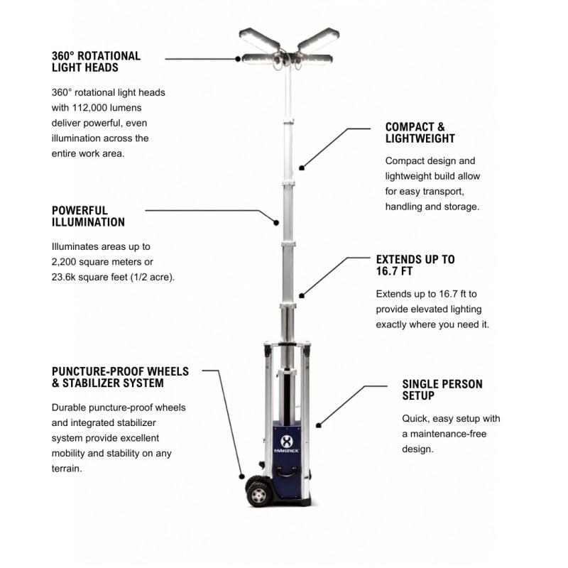 Sierra Light Tower 16ft