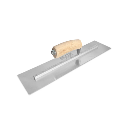 Squared Steel Concrete Finishing Trowel Angle View
