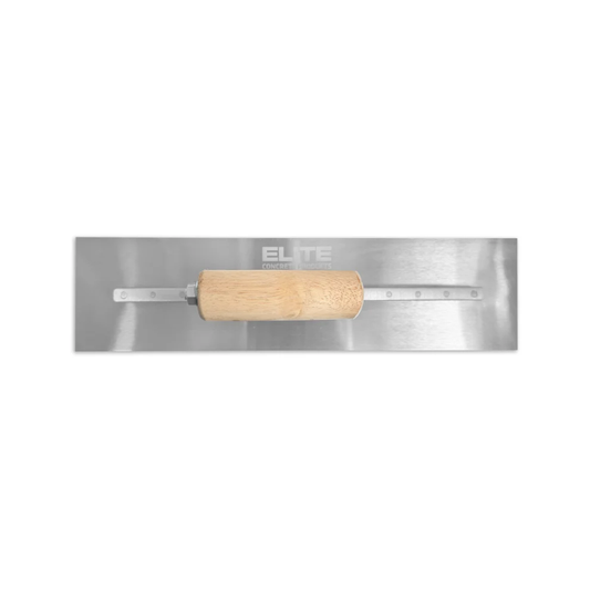 Squared Steel Concrete Finishing Trowel Front View
