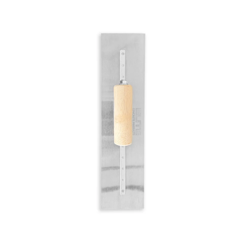 Squared Steel Concrete Finishing Trowel Top View
