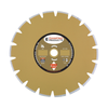 Asphalt Diamond Blade - Standard Gold Segmented Dry Walk Behind Blades