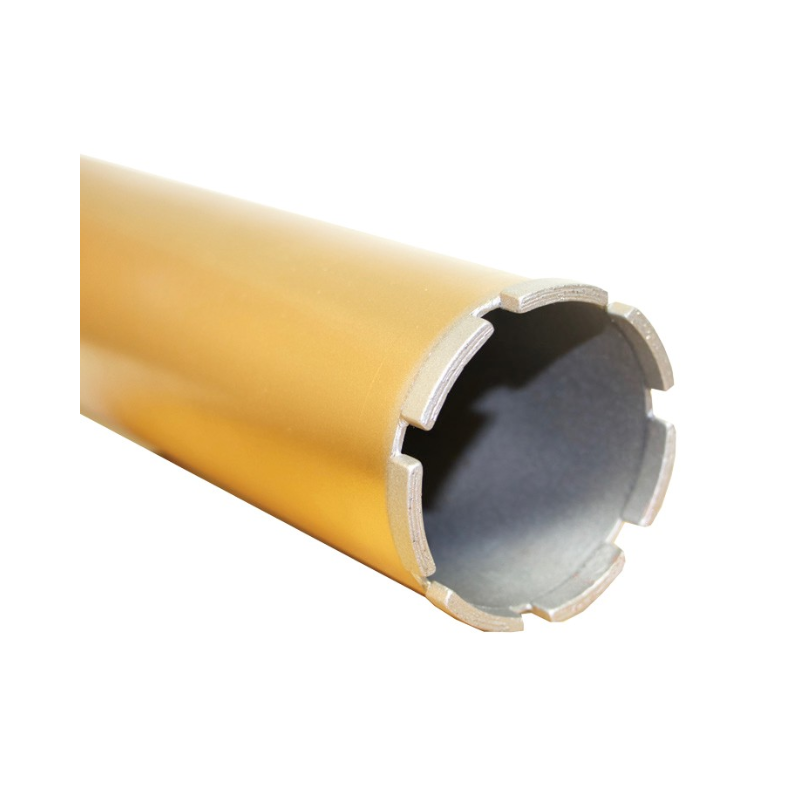 Standard Gold Segmented Wet Core Bore Bi End View