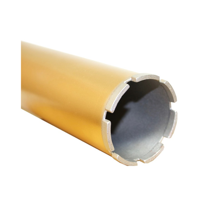Standard Gold Segmented Wet Core Bore Bi End View