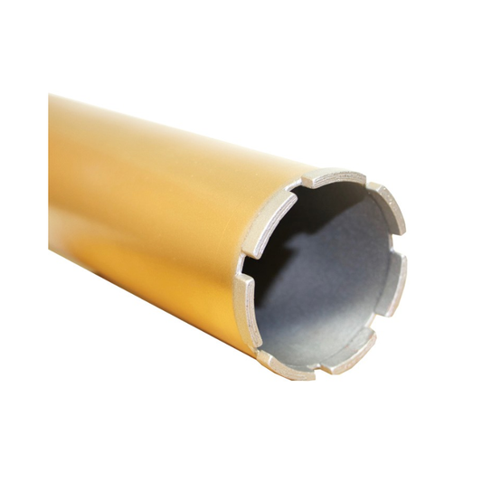 Standard Gold Segmented Wet Core Bore Bi End View