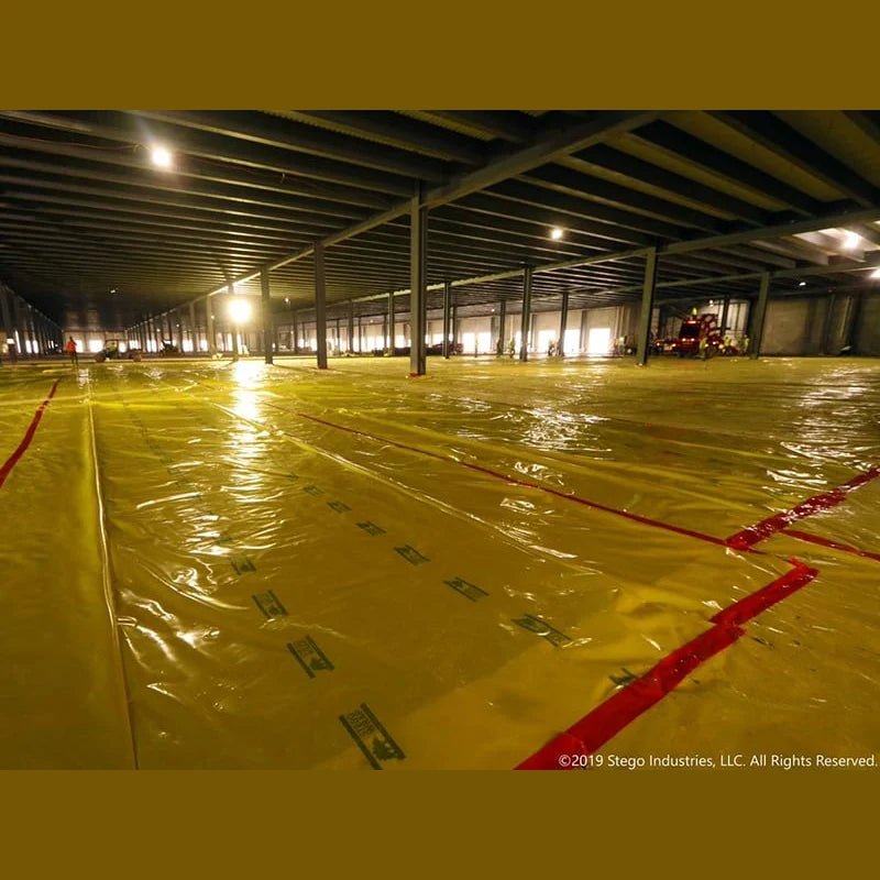 Stego Wrap 10-Mil Vapor Barrier for superior moisture protection below-grade. Exceeds ASTM standards with Life of the