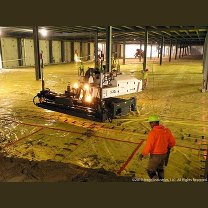 Stego Wrap 10-Mil Vapor Barrier for superior moisture protection below grade. Life of the Building Warranty included.