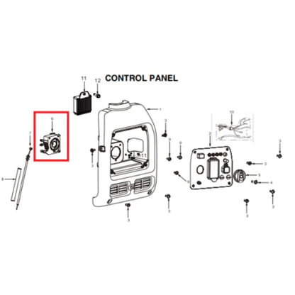 Switch (P035) Spare Part for TG2000i 2000 Watt Inverter Generator TG2000i-SWTCH