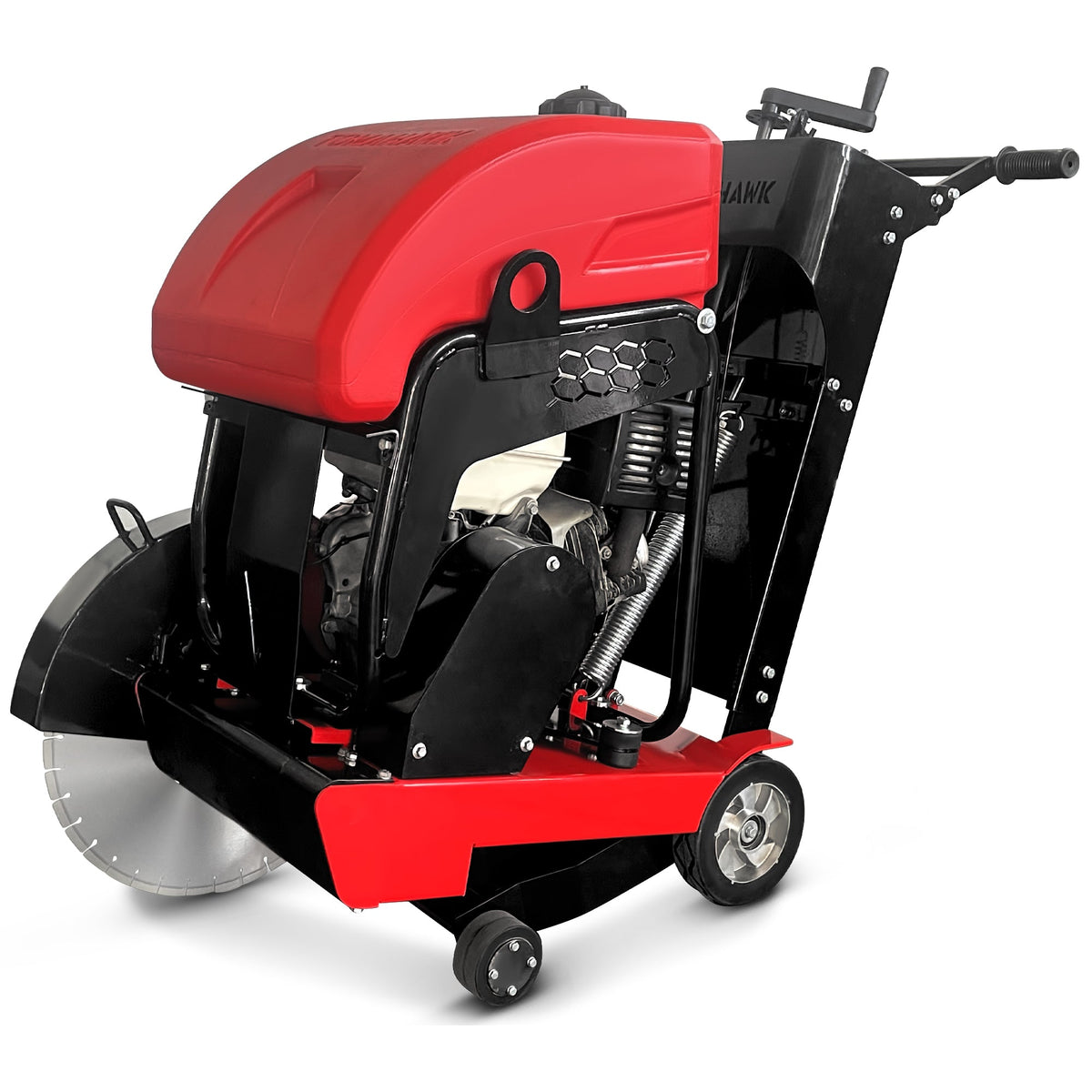 20 Inch Walk Behind Concrete Saw with 13 HP Honda Water Tank GX390 Engine for Asphalt Concrete Cutting