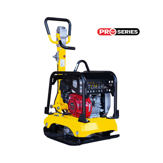 Tomahawk 6.5 HP Honda Reverse Hydraulic Plate Compactor for Soil, Aggregate, Cohesive Compaction