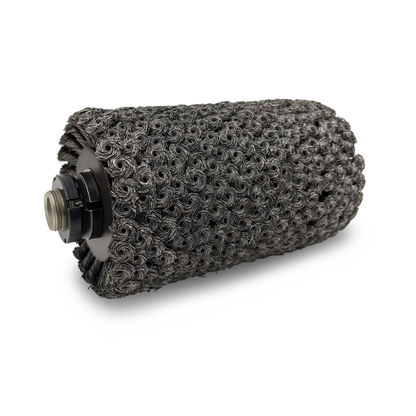 8-Inch Steel Wire Brush Drum Scarifier Attachment