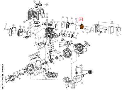 Carburetor Replacement Spare Part for Honda GX35 4-Stroke Engine