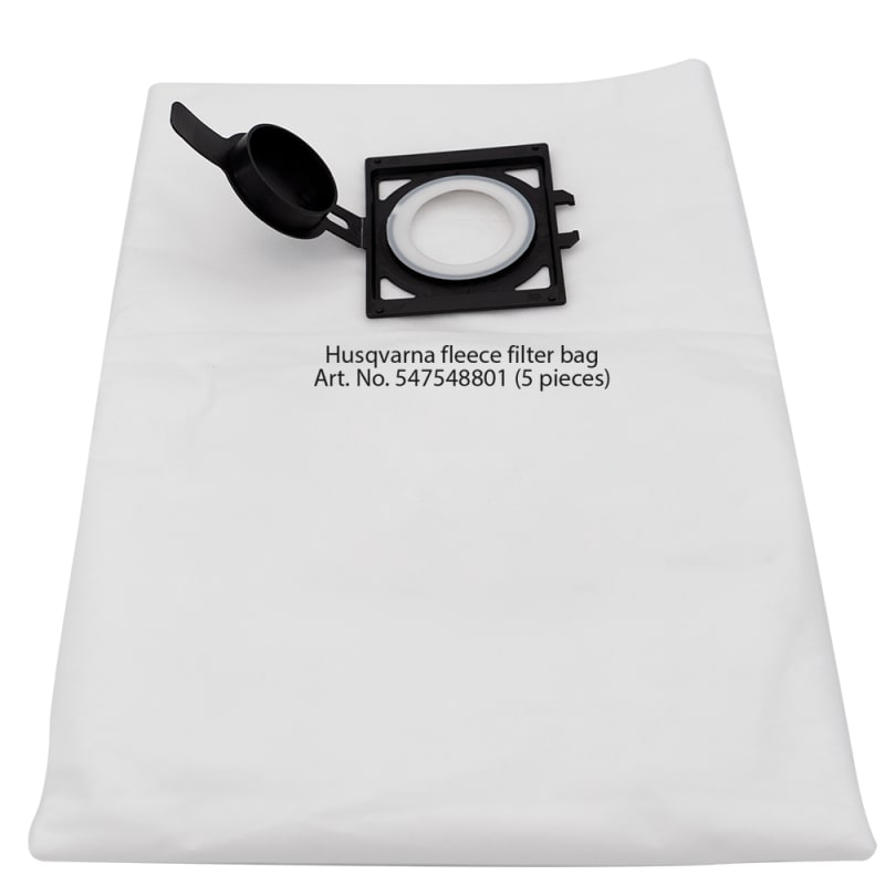 Husqvarna 547548802 BAG FLEECE FILTER, 35 L 5 PCS