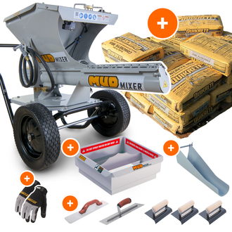 The Ultimate MudMixer Evolution Bundle + 1,200 lbs Free Quikrete!