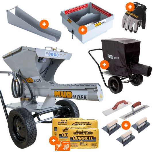 The Ultimate MudMixer Evolution Bundle + $95 Home Depot eGift Card!