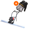 Tomahawk Battery Power Screed 36V 7ah + Aluminum Blade + Free Vibration Impact Ironclad Gloves