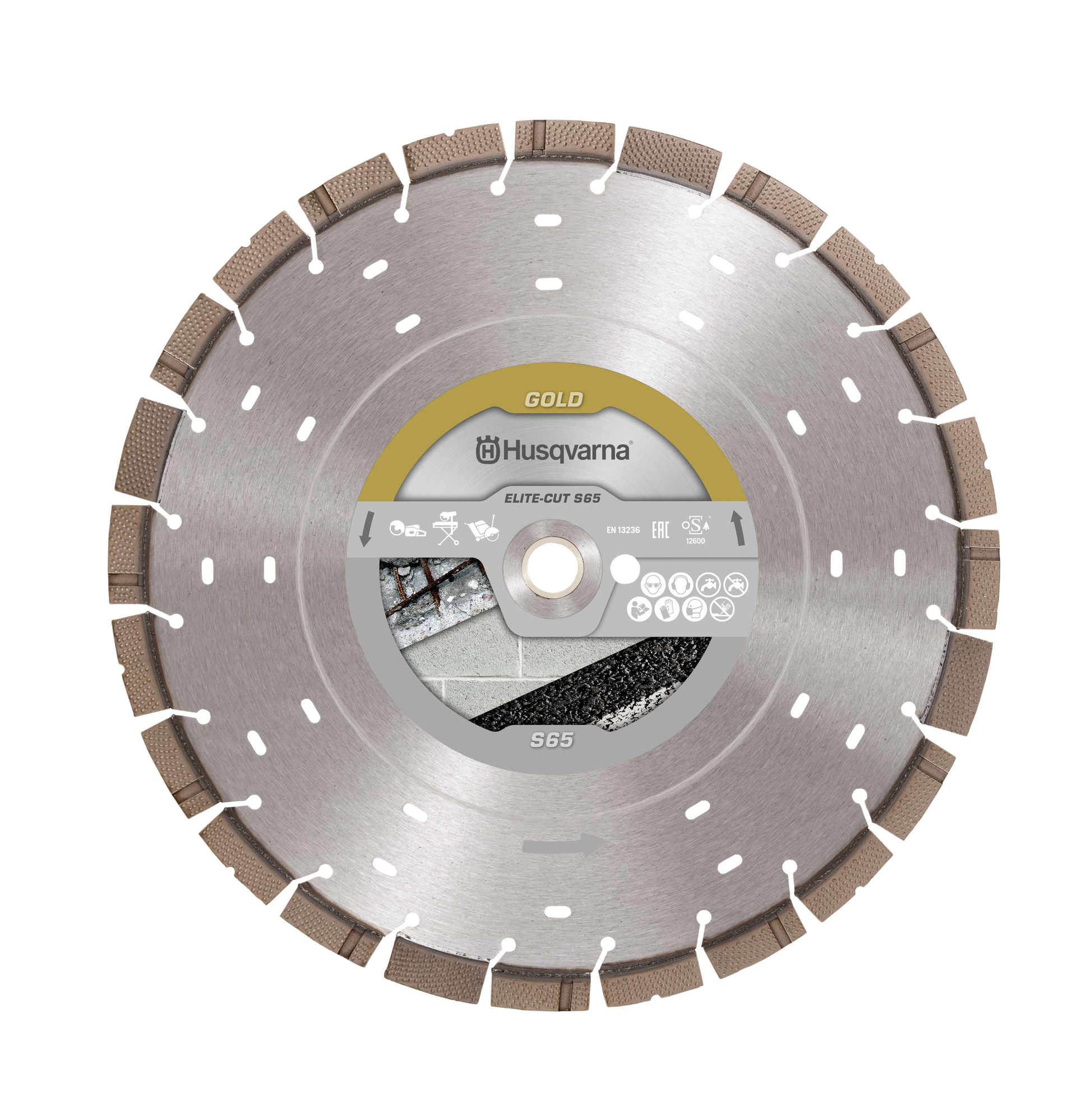 Masonry Saw Blades - Husqvarna Elite-Cut S65 Exo-Grit