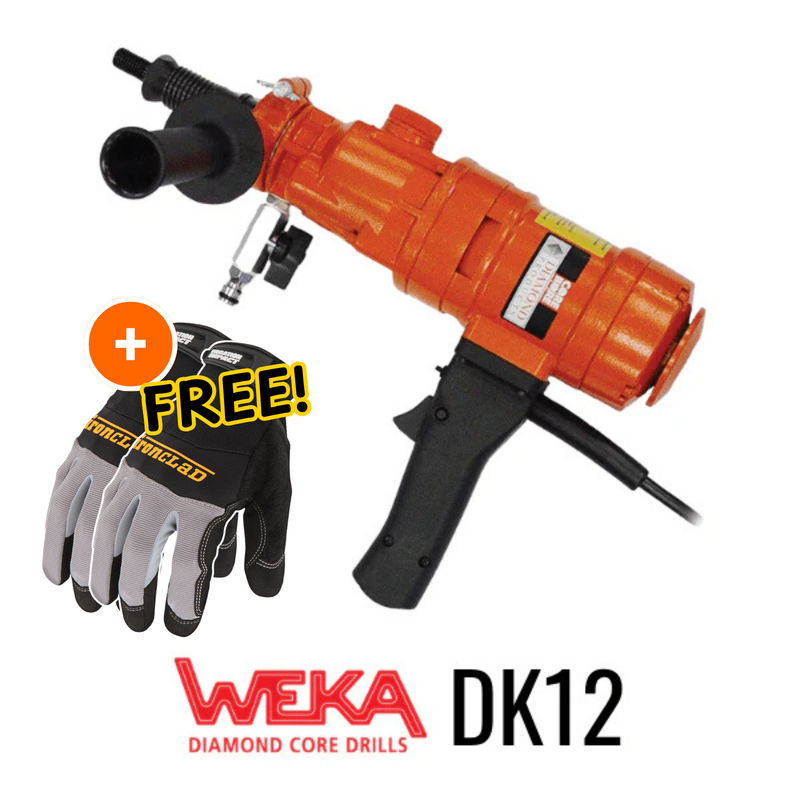 Weka DK12 Diamond Core Drill with free gloves