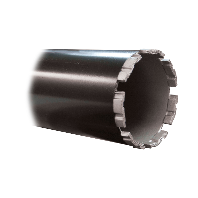 Wet Core Bit - Premium Black Turbo Wet Core Bit - Segment View