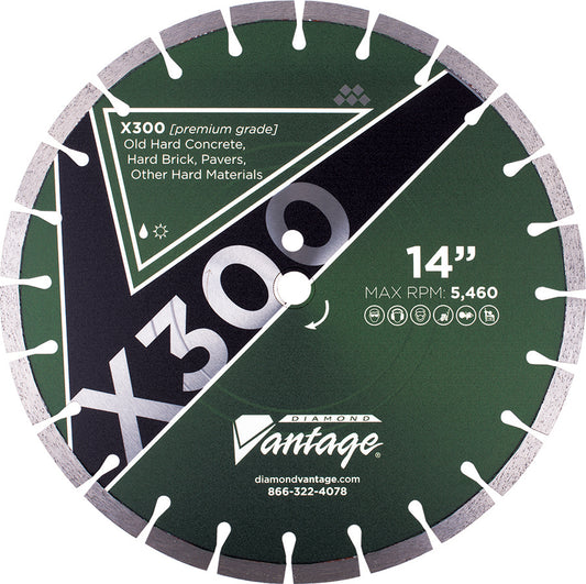 Diamond Saw Blades - X300 - Hard Materials