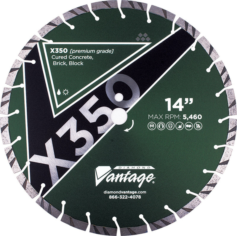 Concrete Cutting Blades - X350 - General Purpose