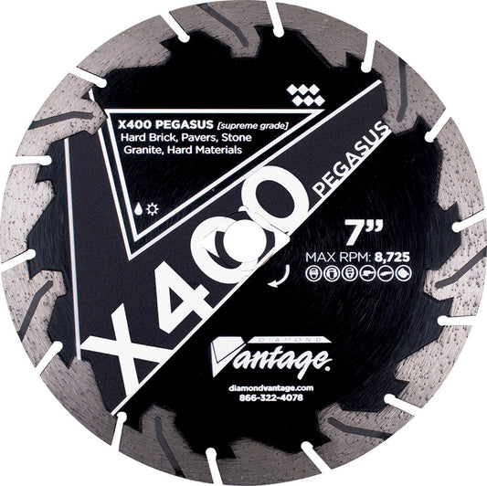 Flat Saw Blade - X400 PEGASUS - Hard Material