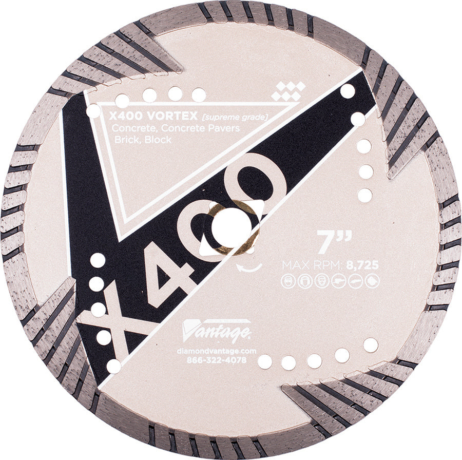 Concrete Diamond Blade - X400 VORTEX - General Purpose