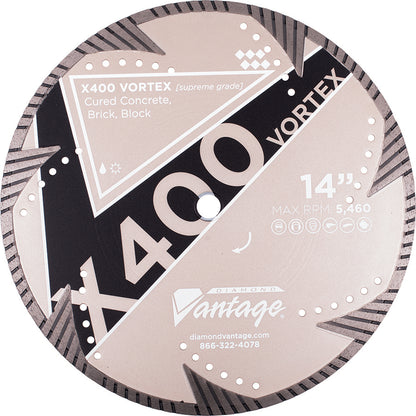 Concrete Diamond Blade - X400 VORTEX - General Purpose