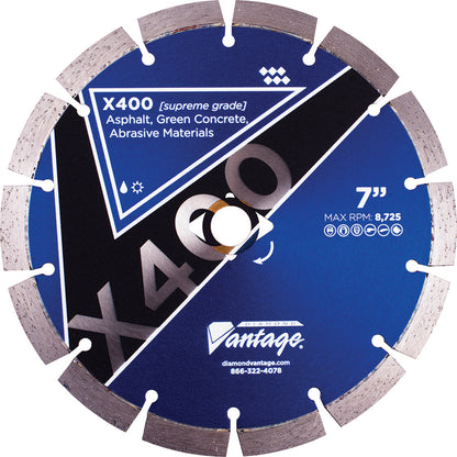 Abrasive Diamond Blade - X400 - Segmented Abrasives