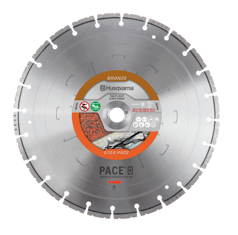 Masonry Saw Blades - Husqvarna Tacti-Cut S35s Pace