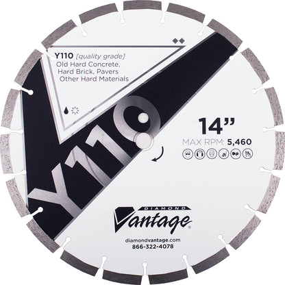 Diamond Blade - Y110 - Hard Materials