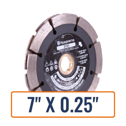 Angle grinder diamond blade, Husqvarna's DTR5, designed for aggressive mortar removal and masonry tasks.