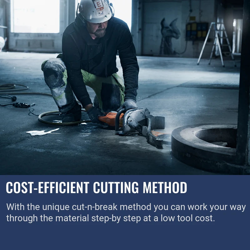 Husqvarna K4000 Cut N Break Cost-Efficient Cutting Method
