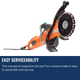 Husqvarna K4000 Cut N Break Easy Serviceability