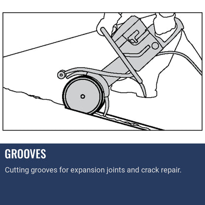 Husqvarna K4000 Cut N Break Grooves