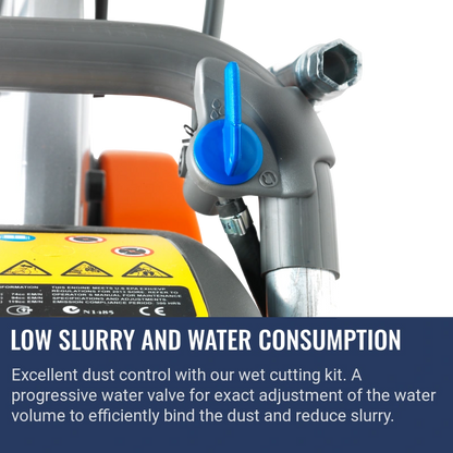 Husqvarna K970 Ring Saw Low Slurry And Water Consumption