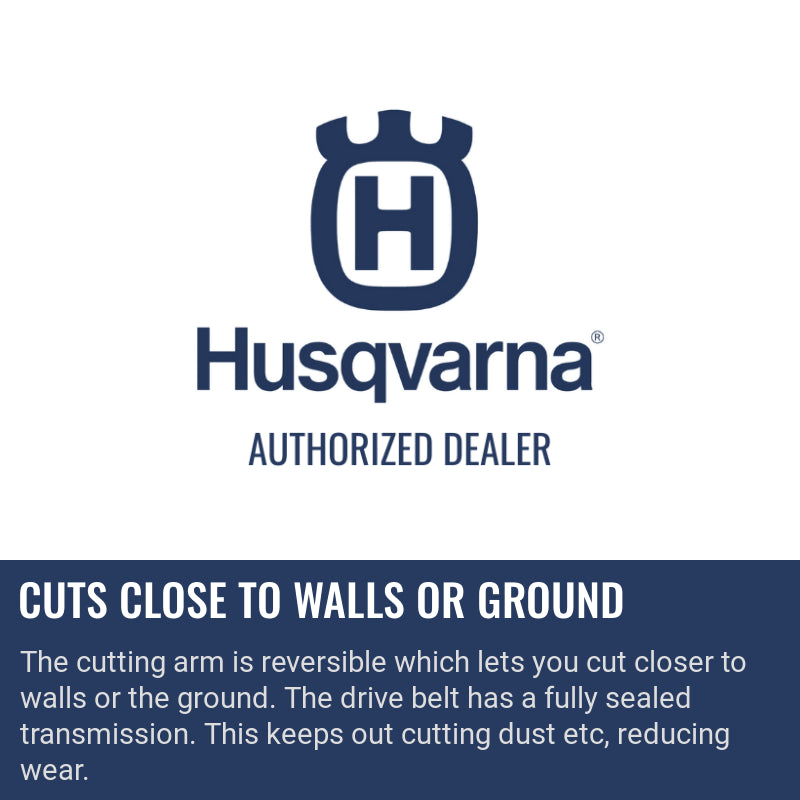 Husqvarna K970 Concrete Saw Cuts Close To Walls Or Ground