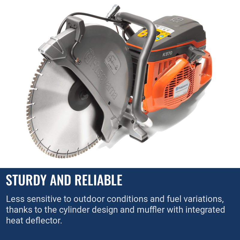 Husqvarna K970 Concrete Saw Sturdy And Reliable
