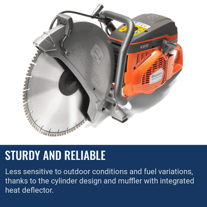 Husqvarna K970 Concrete Saw Sturdy And Reliable