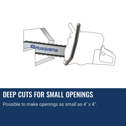 Husqvarna K970 Chain Deep Cuts For Small Openings