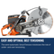 Husqvarna K770 Concrete Saw Easy And Optimal Belt Tensioning