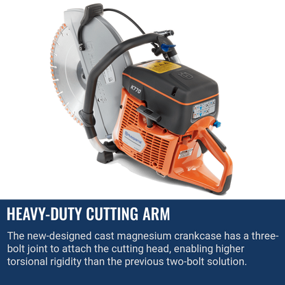 Husqvarna K770 Concrete Saw Heavy-Duty Cutting Arm