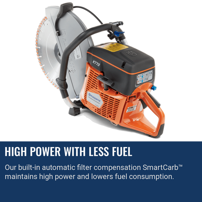 Husqvarna K770 Concrete Saw High Power With Less Fuel